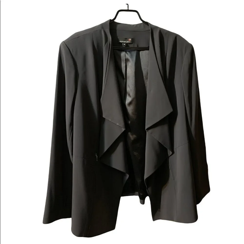 NWOT Lauraplus 14+ Waterfall Blazer - Picture 1 of 10